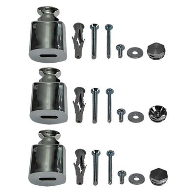 Wiesbaden Elara Universele bevestiging set voor handdoek radiator chroom