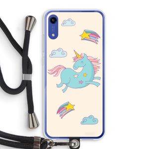 Vliegende eenhoorn: Honor Play 8A Transparant Hoesje met koord