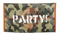 Leger Party vlag 90 x 150 cm - thumbnail