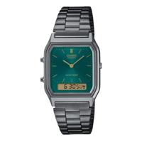 Casio AQ-230EGG-3AEF Groen Zilverkleurig Heren horloge
