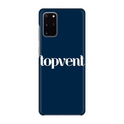 Topvent Navy: Volledig geprint Samsung Galaxy S20 Plus Hoesje