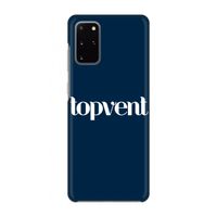 Topvent Navy: Volledig geprint Samsung Galaxy S20 Plus Hoesje