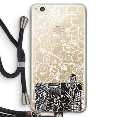 Vexx City #2: Huawei Ascend P8 Lite (2017) Transparant Hoesje met koord