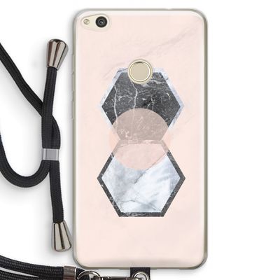 Creatieve toets: Huawei Ascend P8 Lite (2017) Transparant Hoesje met koord