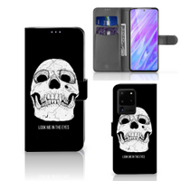 Telefoonhoesje met Naam Samsung Galaxy S20 Ultra Skull Eyes