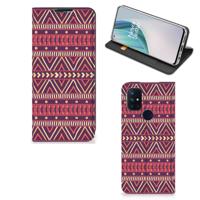 OnePlus Nord N10 5G | Hoesje met Magneet | Aztec Paars