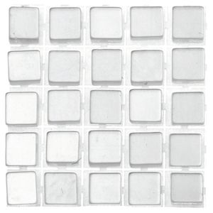 119x stuks mozaieken maken steentjes/tegels kleur grijs 5 x 5 x 2 mm   -