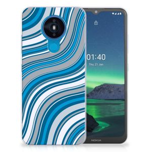 Nokia 1.4 TPU bumper Waves Blue