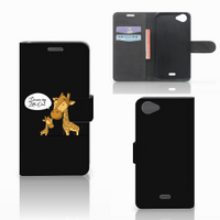 Wiko Rainbow Jam Leuk Hoesje Giraffe - thumbnail