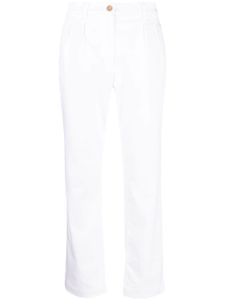 Rossignol pantalon en coton à coupe droite - Blanc