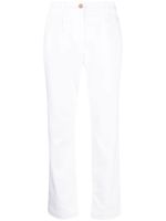 Rossignol pantalon en coton à coupe droite - Blanc - thumbnail