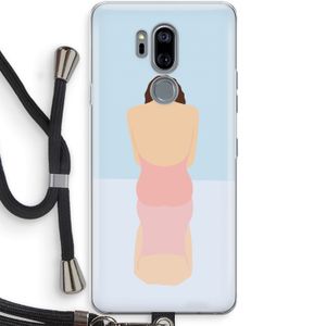 Mirror: LG G7 Thinq Transparant Hoesje met koord