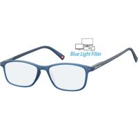 Bril montana +0.00dpt blue light filter blauw