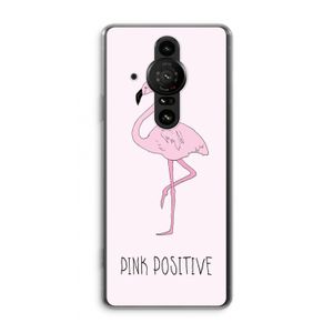 Pink positive: Sony Xperia Pro-I Transparant Hoesje