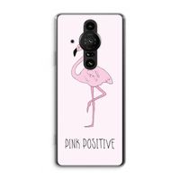 Pink positive: Sony Xperia Pro-I Transparant Hoesje