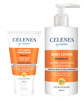 Celenes by Sweden Sea Buckthorn Huidverzorgingsset - Handcrème en Bodylotion -