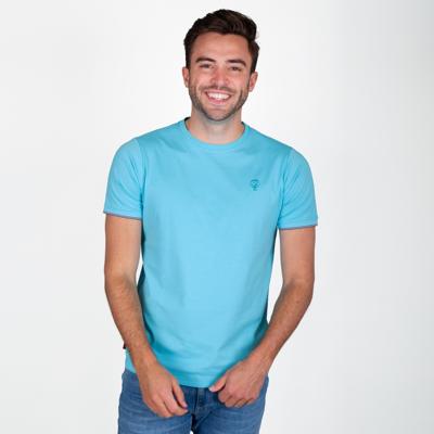 Heren T-shirt Dronten | Felblauw