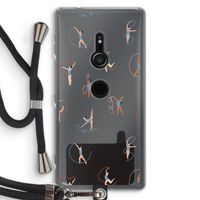 Dancing #3: Sony Xperia XZ2 Transparant Hoesje met koord