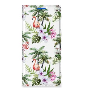 OPPO Reno6 5G Hoesje maken Flamingo Palms