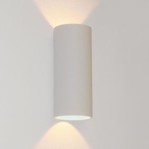 Artdelight Wandlamp Brody 2 lichts H 18 cm wit