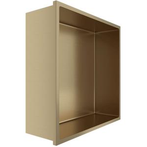 Inbouwnis - Leoni Nima - 30x30x10cm - Geborsteld Goud