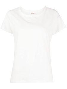 YMC t-shirt en coton biologique à col rond - Blanc