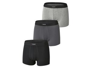 PARKSIDE 3 heren boxers (Zwart/grijs, S)