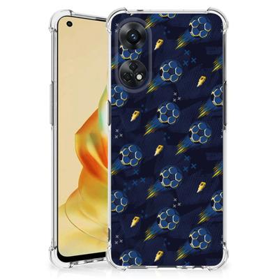 Doorzichtige Silicone Hoesje voor OPPO Reno8 T 4G Voetbal Doorzichtige Silicone Hoesje voor OPPO Reno8 T 4G Voetbal