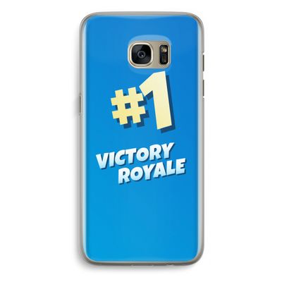 Victory Royale: Samsung Galaxy S7 Edge Transparant Hoesje