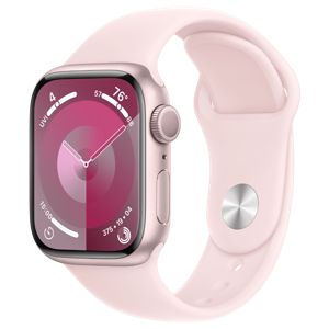 Refurbished Apple Watch Series 9 45mm Roze Als nieuw