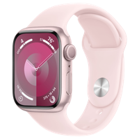 Refurbished Apple Watch Series 9 45mm Roze Als nieuw Refurbished Apple Watch Series 9 45mm Roze Als nieuw