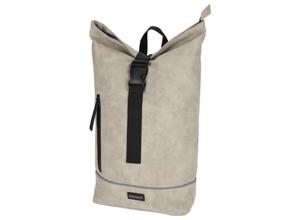 Norlander compacte rolltop rugzak - 23 Liter - Nubuck Urban - 30 x 16 x 49 cm - Taupe