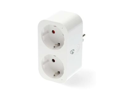 Nedis Smartlife slimme stekker - 2x stopcontact type f