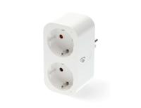 Nedis Smartlife slimme stekker - 2x stopcontact type f