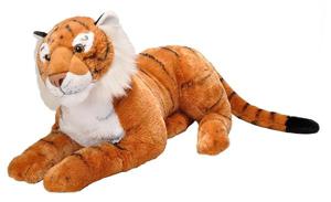 Pluche grote tijger knuffel 76 cm   -