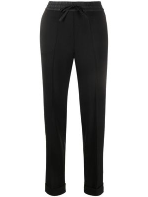 P.A.R.O.S.H. pantalon droit à lien de resserrage - Noir