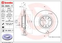 Remschijf BREMBO, Remschijftype: Binnen geventileerd, u.a. fÃ¼r CitroÃ«n, Peugeot, Opel - thumbnail