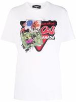 DSQUARED2 t-shirt à imprimé graphique - Blanc - thumbnail