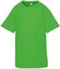 Spiro RT287J Junior Performance Aircool Tee - Fluorescent Green - XS (3-4)