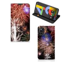 Google Pixel 4a Hippe | Standcase | Vuurwerk