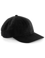 Beechfield CB682 Heritage Cord Cap - Black - One Size - thumbnail