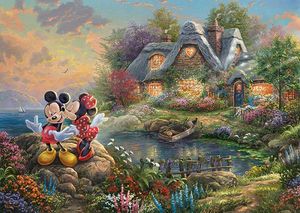 Schmidt Spiele Disney Sweethearts Mickey & Minnie Legpuzzel 1000 stuk(s) Stripfiguren