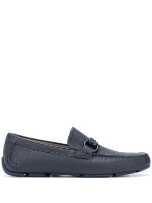 Ferragamo mocassins à motif Gancini - Bleu