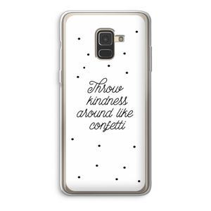 Confetti: Samsung Galaxy A8 (2018) Transparant Hoesje