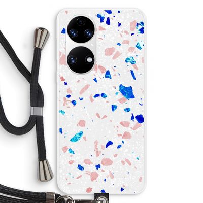 Terrazzo N°6: Huawei P50 Transparant Hoesje met koord
