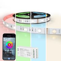 18 meter complete set RGBW led strip met zigbee controller