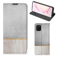 Samsung Galaxy Note 10 Lite Book | Wallet Case | Wood Concrete