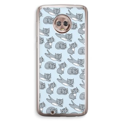 Poezen: Motorola Moto G6 Transparant Hoesje