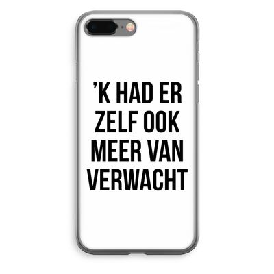 Meer verwacht: iPhone 8 Plus Transparant Hoesje