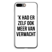 Meer verwacht: iPhone 8 Plus Transparant Hoesje